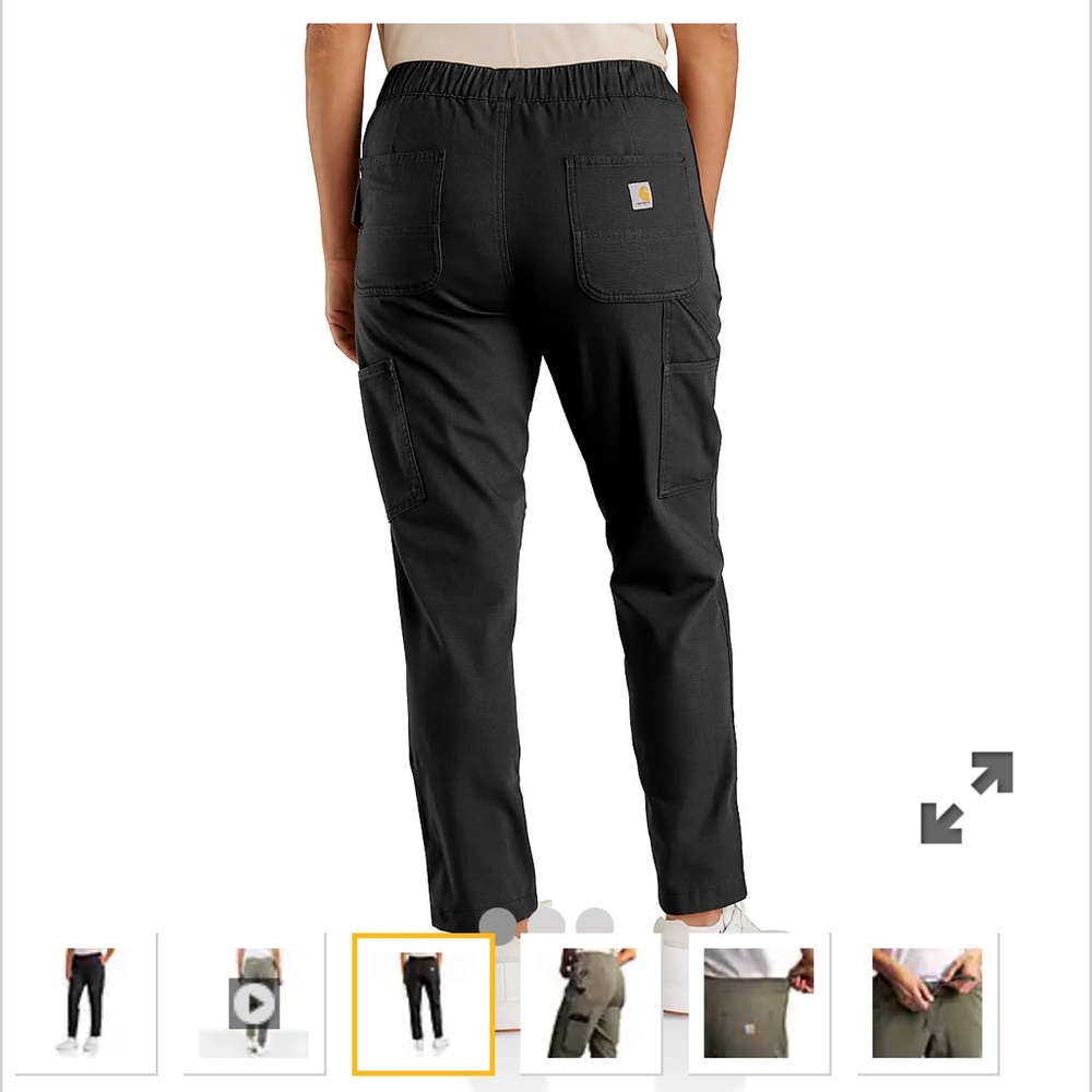 WOMEN'S CARHARTT FORCE® RELAXED FIT RIPSTOP WORK PANT  • LARGE